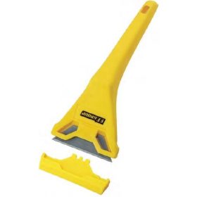 10496 - üvegkaparó kés, sárga, (FF) 