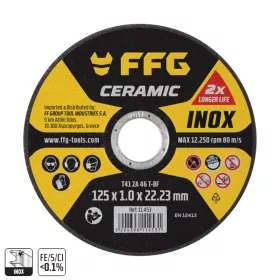   11453 - vágókorong CERAMIC inox-hoz, acélhoz 125x1.0x22,23