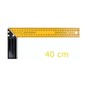   11482 - asztalos derékszög vonalzó sárga, 400mm, FF GROUP