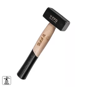 14158 - kőműves kalapács fa markolattal 1250gr, DIN 6475
