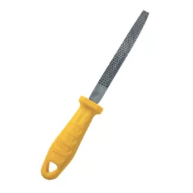 14801 - félkerek ráspoly markolattal fához, 6''