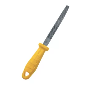   14804 - félkerek ráspoly markolattal fához, 12''