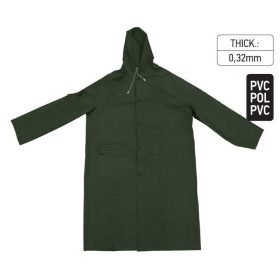18240 - esőkabát PVC zöld - XXL, 