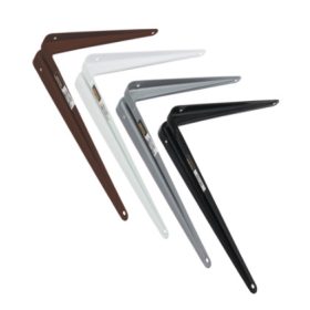 25746 - polctartó konzol (spanyol típus) erősített, fehér 125x150x1mm   25746 - polctartó konzol (spanyol típus) erősített, fehér 125x150x1mm