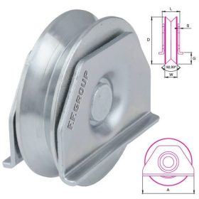 25781 - kerék külső kengyellel, (80mm) 