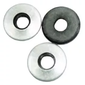   25984 - fekete galvanizált EPDM gumis alátét, ? 4.8x16 1000db