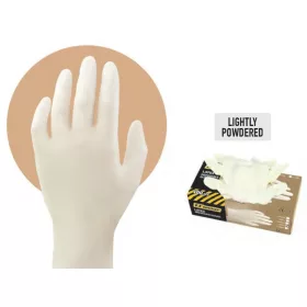   27144 - XL eldobható latex kesztyű enyhén porozott (100db)