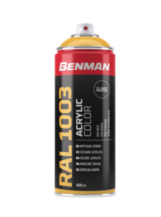 28502 - színspray, magasfényű TRAFFIC sárga, 400ml - RAL 1023