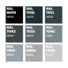 28522 - színspray, magasfényű TRAFFIC GREY B szürke, 400ml - RAL 7043