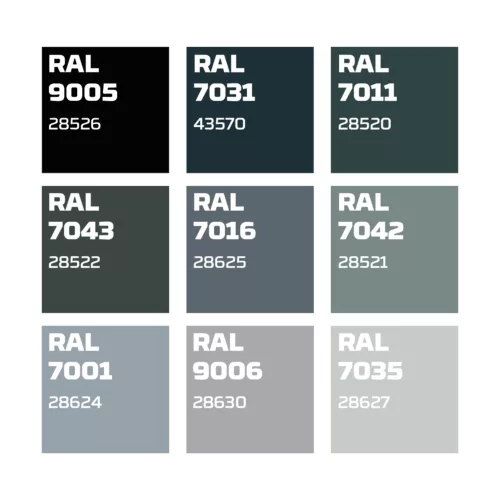 28522 - színspray, magasfényű TRAFFIC GREY B szürke, 400ml - RAL 7043