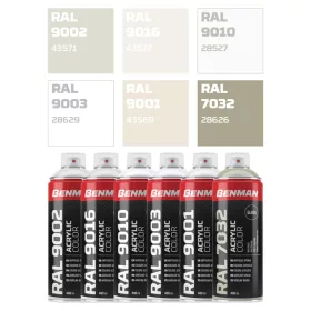   28527 - színspray, magasfényű PURE WHITE fehér, 400ml - RAL 9010
