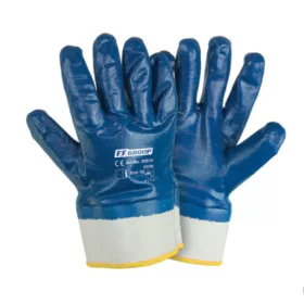   30010 - 10'' kék nitril teljesen bevont (NBR) kesztyű vastagság 1,2mm,