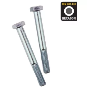   33176 - hatlapfejű csavar, horganyzott CR 3+ DIN 931-8.8, M10X150 (50db)