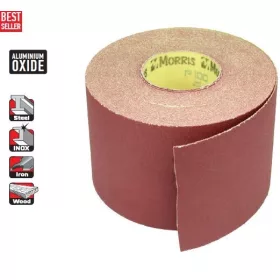 33554 - tépőzáras tekercs, piros - 120K/méter