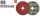 33581 - csiszolópapír/tárcsa, piros, 115 - 100K