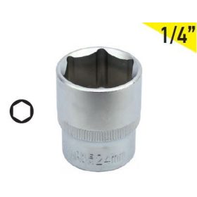 35011 - dugókulcs 6pt cr-va, 1/4"dr, 13mm