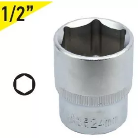 35021 - dugókulcs 6pt cr-va, 1/2"dr, 16mm