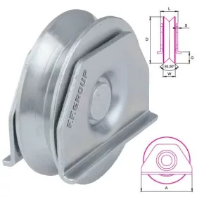 36169 - kerék külső kengyellel, (70mm) 