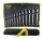 36256 - dupla csillagkulcs, DIN 838, szett 12db, 06x07-30x32