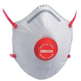   36455 - maszk kupola formájú részecskeszűrős, V-220 SLV FFP2, szeleppel (1db)