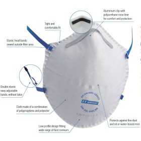   36457 - maszk kupola formájú részecskeszűrős, V-210 SL FFP1, szelep nélkül (1db)