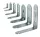37291 - galvanizált sarokkonzol 3 X 3, 