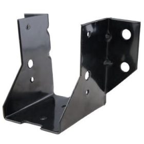 37312 - faoszlop fali rögzítő szerelvény, fekete INCLINED 22%, 7 cm,    37312 - faoszlop fali rögzítő szerelvény, fekete INCLINED 22%, 7 cm,