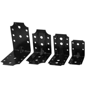 37330 - pergola sarokkonzol, fekete, 8?8X4cm, 
