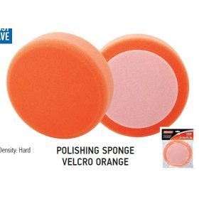 37710 - polírozó szivacs tépőzáras narancs 150x25mm 
