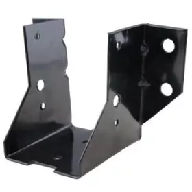   37718 - faoszlop fali rögzítő szerelvény, fekete INCLINED 22%, 5 cm, 