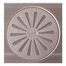 37961 - Padlóösszefolyó - rozsdamentes acél - 120x120mm