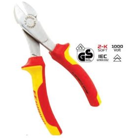 38196 - oldaltvágó, erősített, VDE markolat, 180mm, 