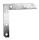 38201 - lapos derékszögű toldóelem, galvanizált, 60mm?60mm (100 db)