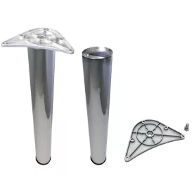 38237 - asztalláb szett ?80 / ?710mm krómozott