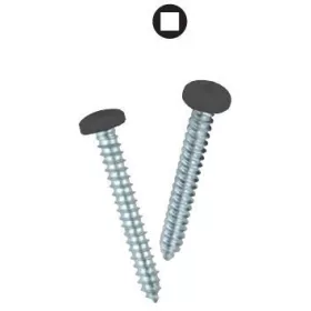  38425 - szögletes, lencsefejű, önmetsző csavar horganyzott CR3+ DIN 7981, fekete ?4.8X50 500db
