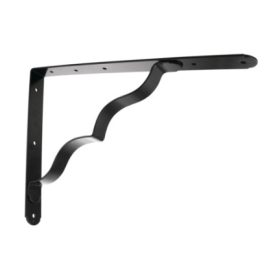 38963 - derékszögű tartó konzol, fekete 390x360x60x4,  38963 - derékszögű tartó konzol, fekete 390x360x60x4,