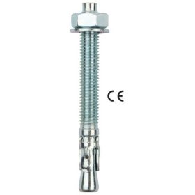   39052 - ék-horgos (hosszú menetes) beütőszár, alátéttel és anyával, M16X180(20db)