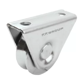   39380 - csapágyas görgőkerék, külső felfogatással, V92 forma, 80mm, 