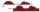 40039 - hófogó lemez cseréphez, dupla, szögletes, piros
