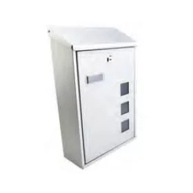 40265 - postaláda ablakkal, ezüst, 400X253X110X0.8mm