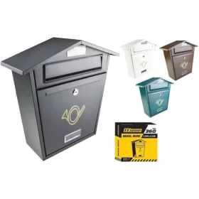 40277 - postaláda közepes méret, fekete. 370X360X135mm, 