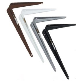 40745 - polctartó konzol (spanyol típus) erősített, barna 400x450x1mm   40745 - polctartó konzol (spanyol típus) erősített, barna 400x450x1mm