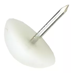40960 - műanyag bútorcsúszka, fehér 19x18 FFGROUP