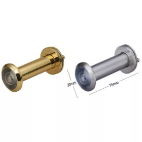   41050 - ajtó kitekintő nyílás széles látószögű 70mm szatén sárgaréz