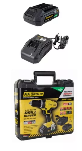 41315 - akkumulátoros fúrógép CDD/40 20V Plus (2db akku)