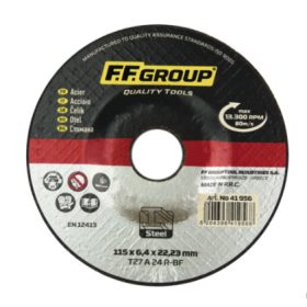 41957 - csiszolólemez/tárcsa acélhoz, 125x6.4,