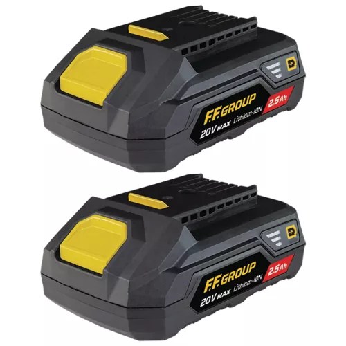 43199 - vezeték nélküli ütvefúró, szénkefe mentes, 20V PRO + 2x2,5Ah akku