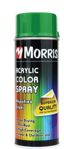 43568 - színspray, magasfényű világos zöld, MORRIS 400ml, RAL6027