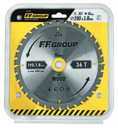 46617 - körfűrészlap fához, 184x1,8mm, 36 foggal, körfűrészhez