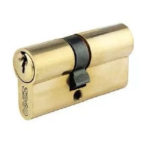   60007 - cilinder , GR2S, 3 kulcs, 80mm(30-50), csiszolt sárgaréz